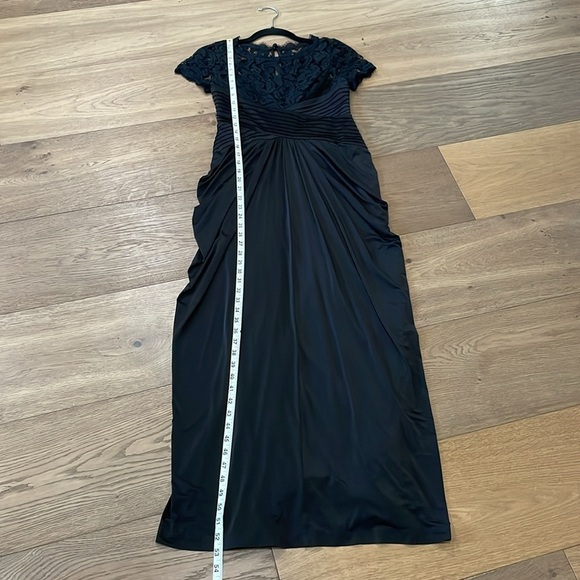 Adrianna Papell Formal Lace Black Gown Dress Size 2 - Picture 9 of 15